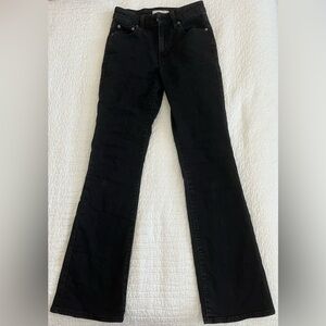 Levi’s Black 725 High Rise Bootcut 26 x 32